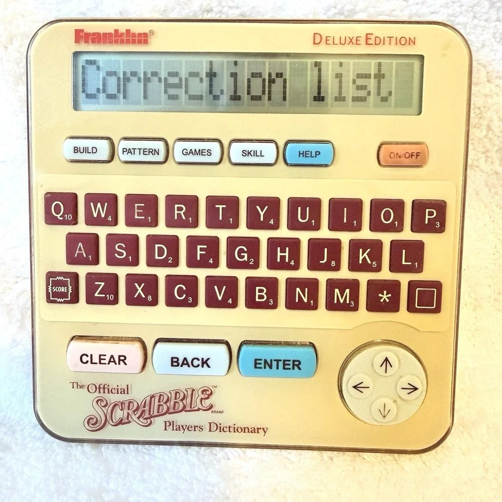 VTG Franklin Deluxe Edition The Official Scrabble Players Dictionary Electronic
